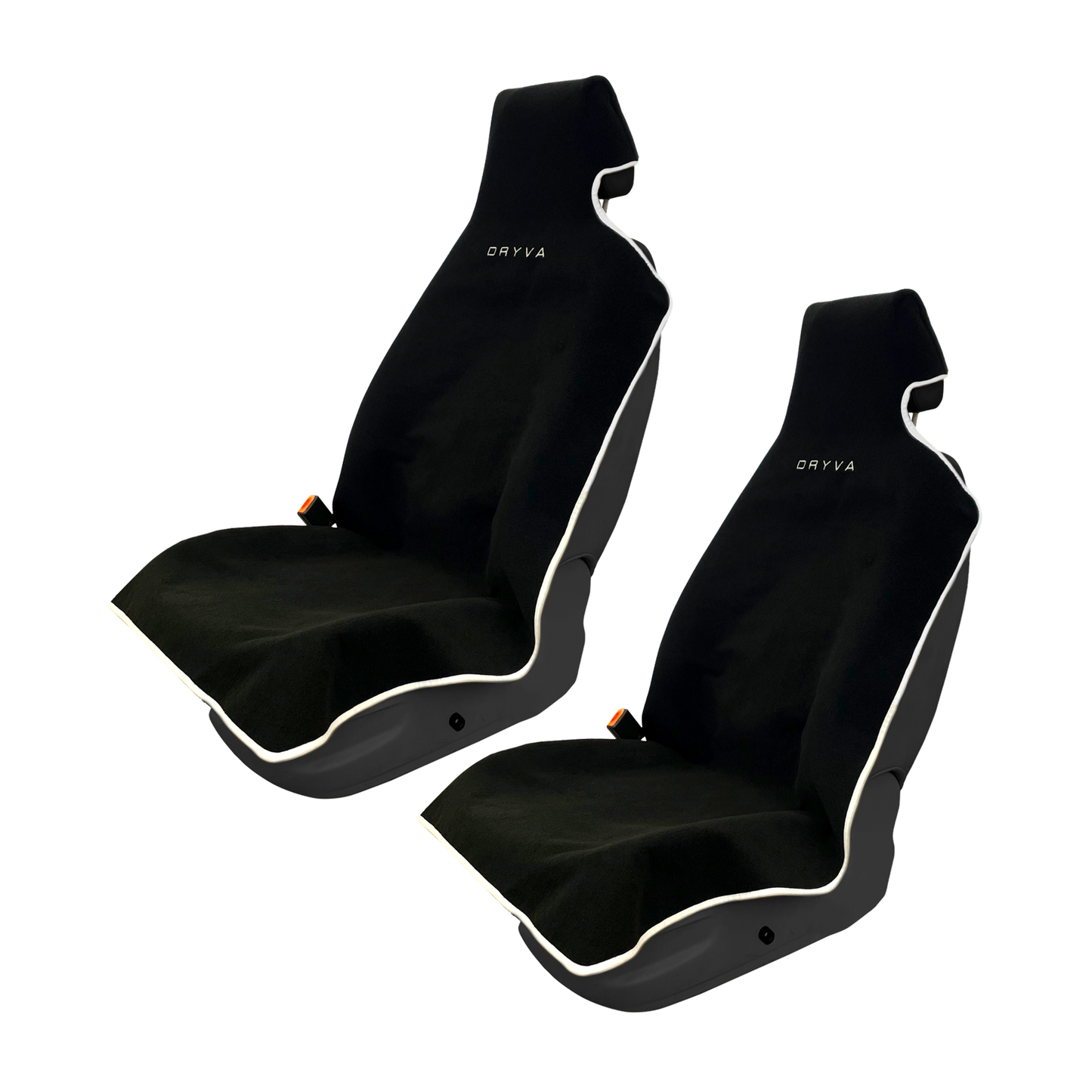 DryvaSeat Car Seat Cover - 2 Pack - Black